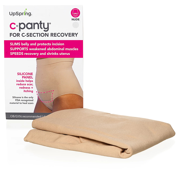Upspring C Panty for C Section Recovery High Waist - Nude - Babymama