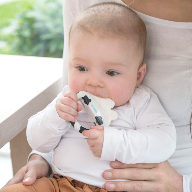 kidsme icy moo moo teether