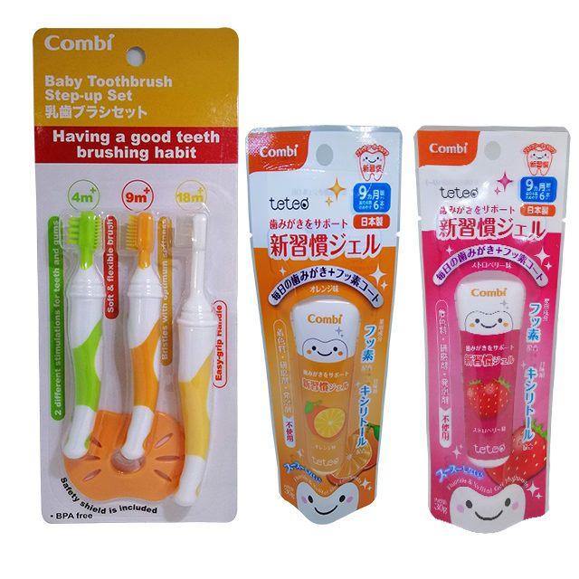 combi baby toothbrush