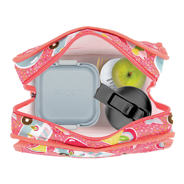 PACKIT FREEZABLE LUNCH TOTE - ICE CREAM