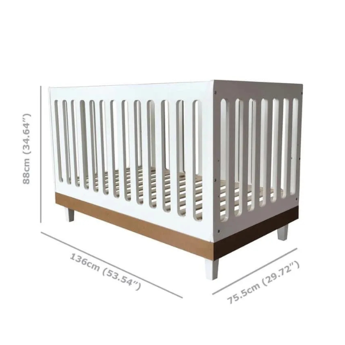 Baby crib outlet dimensions