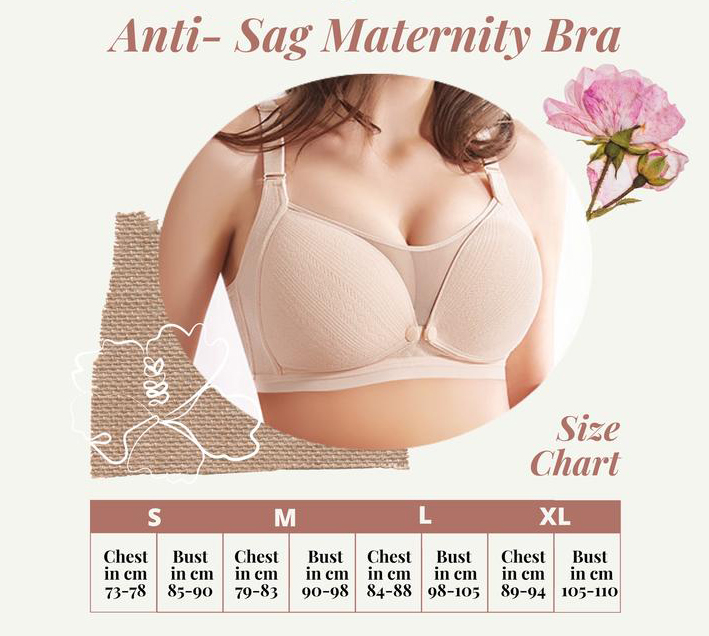 Women Soft Nursing Breastfeeding Maternity Bralette Anti Sagging Underwear  Bra (90)
