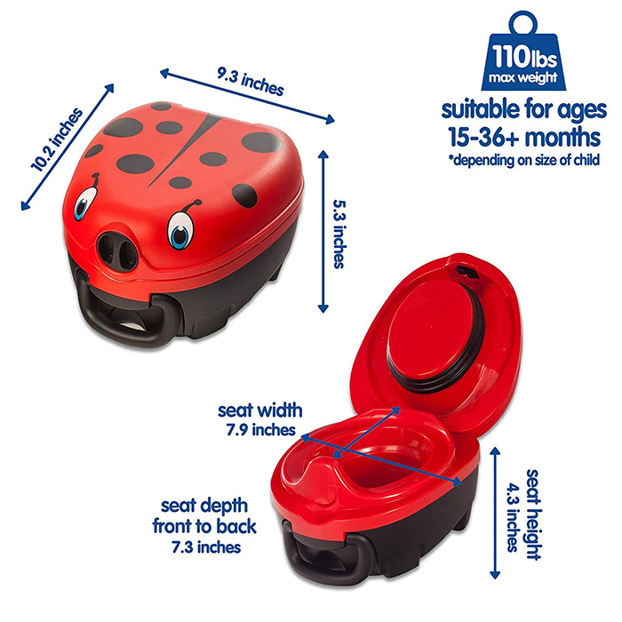 ladybug travel potty