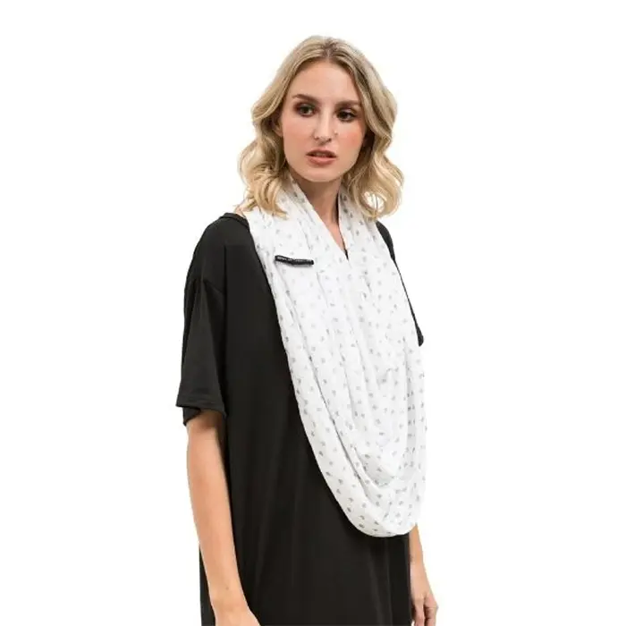 Lait & Co - Memoire Nursing Cover Shawl in Ivory