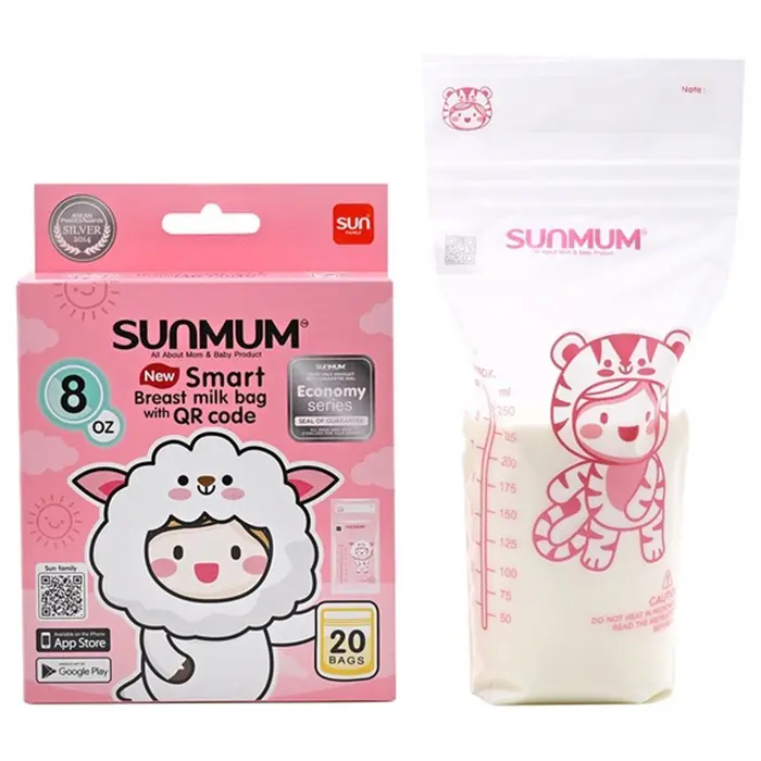 WHAT'S NEW ❗The Sunmum Smart Breast Milk bag with QR code is perfect for  busy breastfeeding Babymamas! 👩‍💻 The Sunmum breast milk bag's…