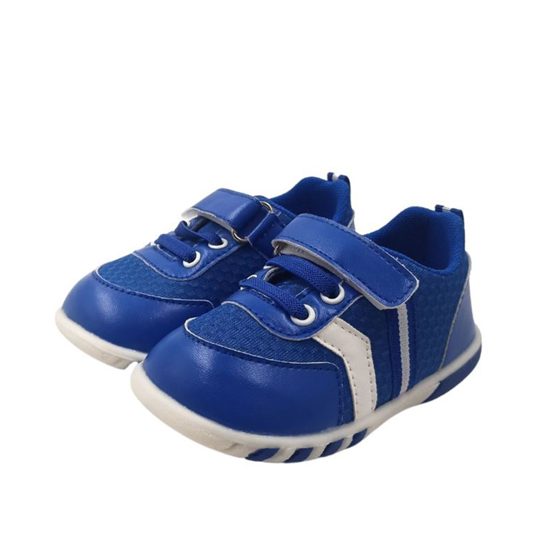 Enfant Light Sole Shoes with Beep Beep Sound - Blue - Babymama