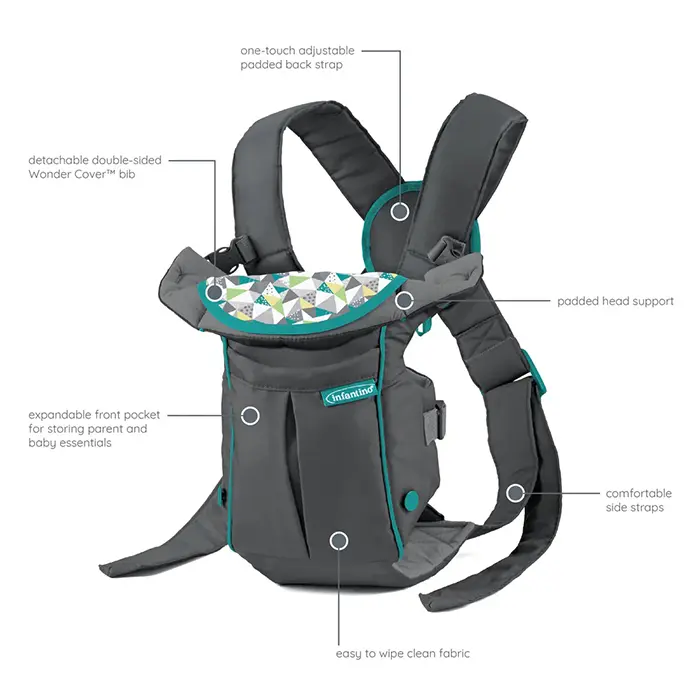 Infantino baby best sale carrier weight limit