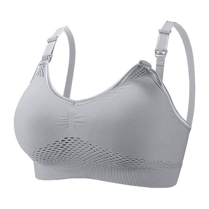 QT Hub Supermom Nursing Bra Gray - Babymama